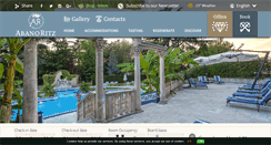 Desktop Screenshot of hotelabanoritz.com